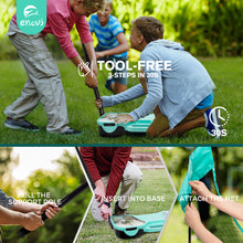 Load image into Gallery viewer, EasyGo Badminton Set, Badminton Sets for Backyards, with Net, 4 Racket, 4 Birdies, Portable Storage Box