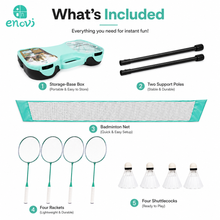 画像をギャラリービューアに読み込む, ENOVI EasyGo Badminton Set – Classic