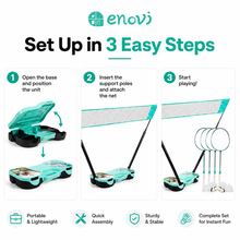 画像をギャラリービューアに読み込む, ENOVI EasyGo Badminton Set – Classic